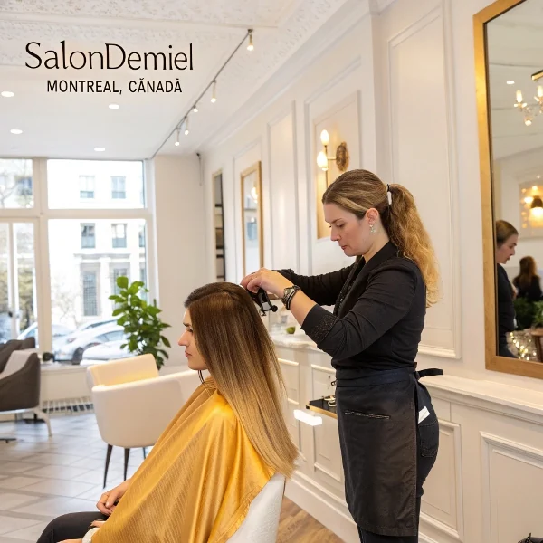 Salondemiel services ombré hair à Longueuil Canada